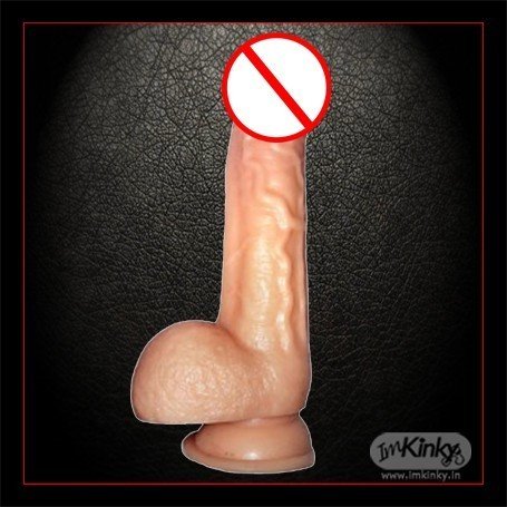 Exciting Flesh 6 inch Maddox Non Vibrator with Suction RSNV-019