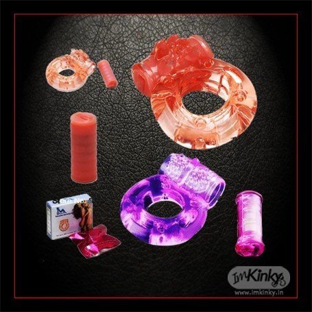 Silicone Ring Vibrator 2pcs CR-001