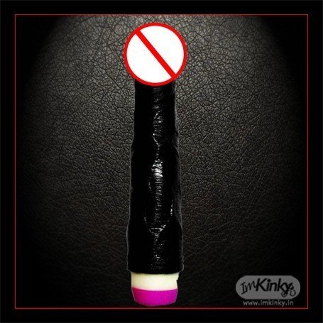 Super Natural Black Realistic Vibrator RSV-011