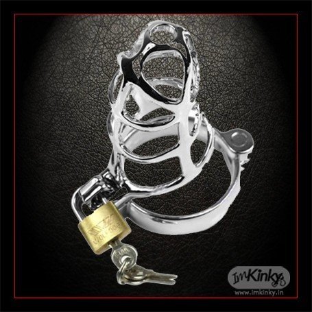 Chastity Steel Lock Device for Men IKBDSM-010