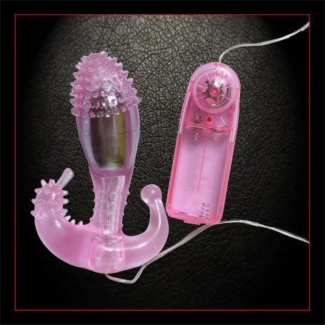 View larger Triple Stimulatton Super Strong Soft Rabbit Vibrator RV-016